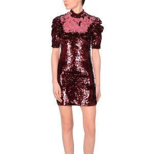 Alice + Olivia Red Sequin Dress sz 12